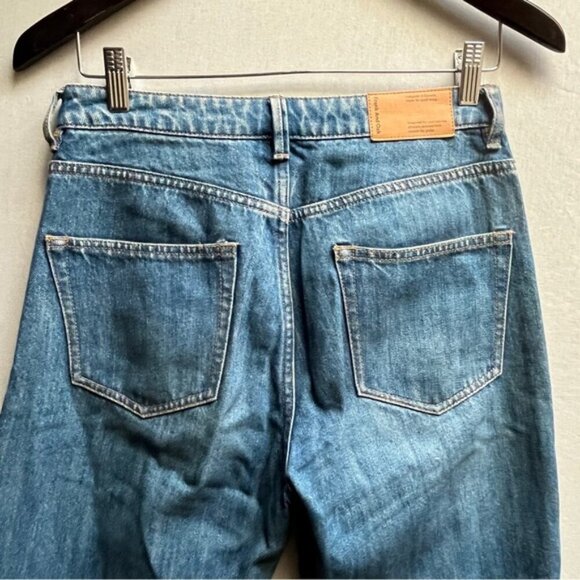 Frank & Oak Karen kick flare fit denim jeans Sz 27 - Picture 5 of 12